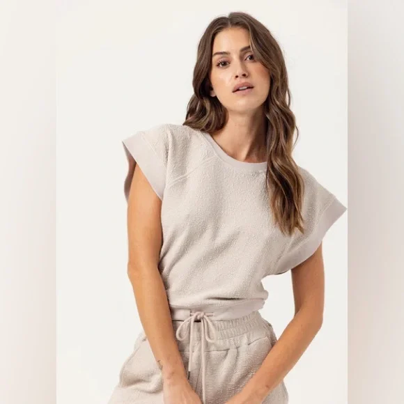 Sundays by We Are Sundays Stevie Top in Tan - Picture 4 of 4